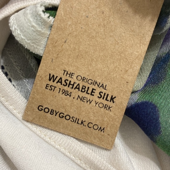 NWT GO BY GOSILK GARDEN VARIETY PURPLE HAZE DRESS - Picture 7 of 7